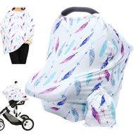 [아마존베스트]Hicoco Nursing Cover Carseat Canopy - Baby Breastfeeding Cover, Car Seat Covers for Babies, Multi Use...