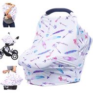 [아마존베스트]Hicoco Car Seat Covers for Babies - Nursing Cover Carseat Canopy, Multi-use Breastfeeding Covers, Girls and Boys...