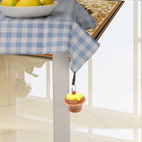  Hicook Cup Cake Tablecloth Weights Cute Table Clip Clamps Table Cover Weights for Outdoor Garden Party Picnic, Set of 4