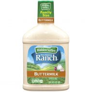 Hidden Valley Buttermilk Ranch Salad Dressing & Topping, Gluten Free - 36 Ounce Bottle - 6 Pack