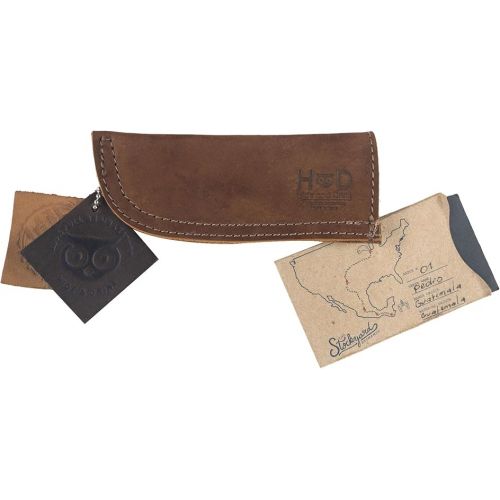  Hide & Drink, Leather Hot Handle Panhandle Potholder Double Layered Double Stitched Cookware Slides On/Off Easily onto Metal Skillet Grips Handmade Includes 101 Year Warranty :: Swayze Suede