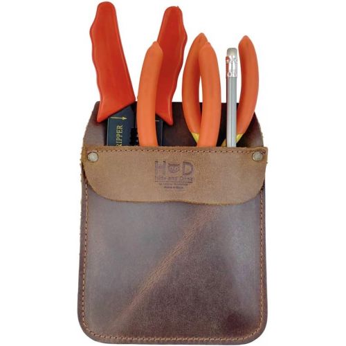  [아마존베스트]Hide & Drink, Durable Leather Work Pocket Organizer for Tools / Pens, Jeans Back Pocket Quick Grab Carry Job Tools, Office & Work Essentials Handmade Includes 101 Year Warranty ::