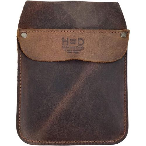  [아마존베스트]Hide & Drink, Durable Leather Work Pocket Organizer for Tools / Pens, Jeans Back Pocket Quick Grab Carry Job Tools, Office & Work Essentials Handmade Includes 101 Year Warranty ::