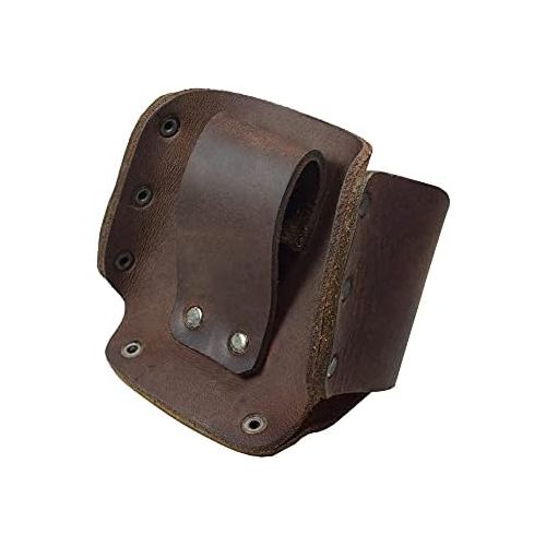  [아마존베스트]Hide & Drink, Large Leather Tape Measure Holder, Tool Holster w/ Easy Belt Loop for Handymen, Carpenters, Electricians, Durable Hammer Pouch, Handmade Includes 101 Year Warranty ::