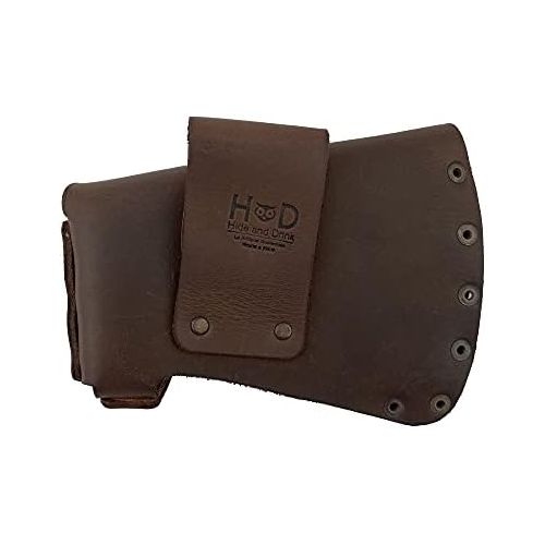  [아마존베스트]Hide & Drink, Rustic Durable Leather Hatchet Head Sheath Holster for 1.5 in. Belts, Axe Case, Blade Cover, Lumberjack Outdoors Work Essentials, Handmade Includes 101 Year Warranty