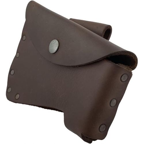  [아마존베스트]Hide & Drink, Rustic Durable Leather Hatchet Head Sheath Holster for 1.5 in. Belts, Axe Case, Blade Cover, Lumberjack Outdoors Work Essentials, Handmade Includes 101 Year Warranty