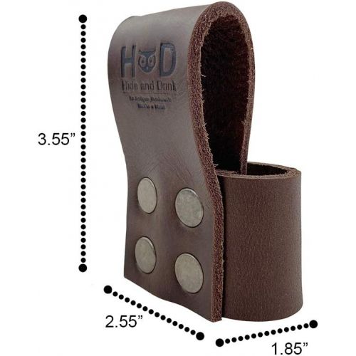  Hide & Drink, Leather Hammer Holder (Small) / Axe Holster / Tool Organizer / Sheath / Case / Woodwork, Handmade Includes 101 Year Warranty :: Bourbon Brown