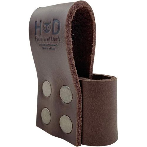  Hide & Drink, Leather Hammer Holder (Small) / Axe Holster / Tool Organizer / Sheath / Case / Woodwork, Handmade Includes 101 Year Warranty :: Bourbon Brown