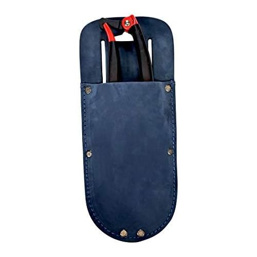  Hide & Drink, Thick Leather Holster for Pruning Shears w/ Belt Loop Garden Scissors Sheath, Folding Saw, Construction & Utility Tools Pouch, Handmade Includes 101 Year Warranty