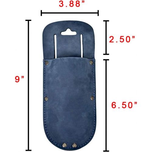  Hide & Drink, Thick Leather Holster for Pruning Shears w/ Belt Loop Garden Scissors Sheath, Folding Saw, Construction & Utility Tools Pouch, Handmade Includes 101 Year Warranty