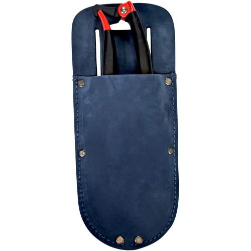  Hide & Drink, Thick Leather Holster for Pruning Shears w/ Belt Loop Garden Scissors Sheath, Folding Saw, Construction & Utility Tools Pouch, Handmade Includes 101 Year Warranty