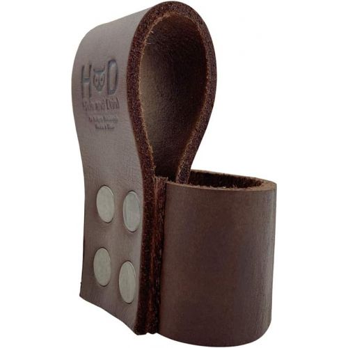  Hide & Drink, Leather Hammer Holder (Large) / Axe Holster / Tool Organizer / Sheath / Case / Woodwork, Handmade Includes 101 Year Warranty (Bourbon Brown)