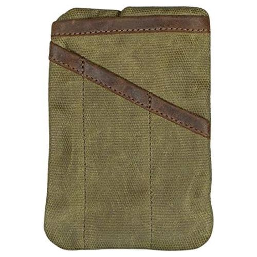  Hide & Drink, Waxed Canvas Multitool Pocket Pouch, Compact Multipurpose Zippered Bag, Mini Camping Tool Case, Organizer, Travel & Commuter Essentials, Handmade Includes 101 Year Wa