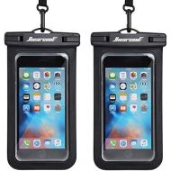 [아마존베스트]Hiearcool Universal Waterproof Case,Waterproof Phone Pouch Compatible for iPhone 11 Pro Max XS Max XR X 8 7 6S Plus Samsung Galaxy s10/s9 Google Pixel 2 HTC Up to 7.0,IPX8 Cellphone Dry Bag