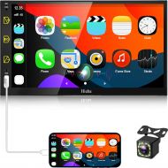 Hieha Double Din Car Stereo Compatible with Apple Carplay and Android Auto, 7 Inch Touch Screen Car Stereo, Car Radio with Bluetooth and Backup Camera, AM / FM, Screen Mirroring