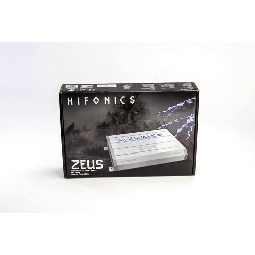  Hifonics ZEUS ZRX1216.1D Amplifier ? 1200 Watt, Super Class D, Mono, Auto On, Nickel Plated, Remote Control, Aluminum Heat Sink