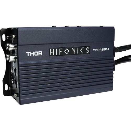  Hifonics TPS-A350.4 Compact Four Channel, 350 Watt Powersports Amplifier