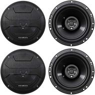 (4) Hifonics ZS653 6.5 1200 Watt Car Stereo Coaxial Speakers