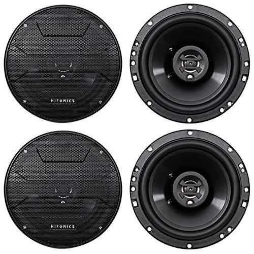  (4) Hifonics ZS653 6.5 1200 Watt Car Stereo Coaxial Speakers