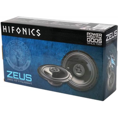  (4) Hifonics ZS653 6.5 1200 Watt Car Stereo Coaxial Speakers