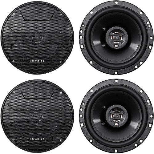  (4) Hifonics ZS653 6.5 1200 Watt Car Stereo Coaxial Speakers