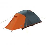 High Peak Outdoors Enduro GreyOrange All-Season 2-Person Backpacking Tent by High Peak Outdoors