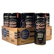 High Brew Cold Brew Coffee Black Triple Shot, 11 Ounce Can (12 Count)