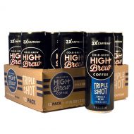 High Brew Cold Brew Coffee Vanilla Bean Triple Shot, 11 Ounce Can (12 Count)
