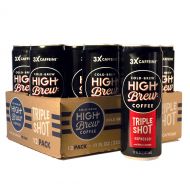 High Brew Cold Brew Coffee Espresso Triple Shot, 11 Ounce Can (12 Count)