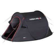 High Peak Unisex?? Adults 10280 Vision 2 Pop Up Tent Black, Standard Size