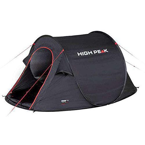  High Peak Unisex?? Adults 10280 Vision 2 Pop Up Tent Black, Standard Size