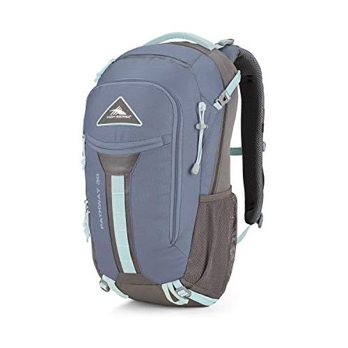  High Sierra Pathway Internal Frame Hiking Backpack, Grey Blue/Mercury/Blue Haze, 30L