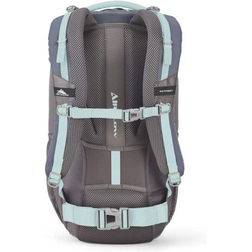  High Sierra Pathway Internal Frame Hiking Backpack, Grey Blue/Mercury/Blue Haze, 30L