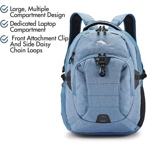  High Sierra Jarvis Laptop Backpack, Laptop Business Bag, Great for Travel, Work, College, Student Backpack