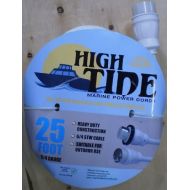 High Tide Marine Cords WHITE 50 amp, 25 foot MarineShore Power Cord (7726W)