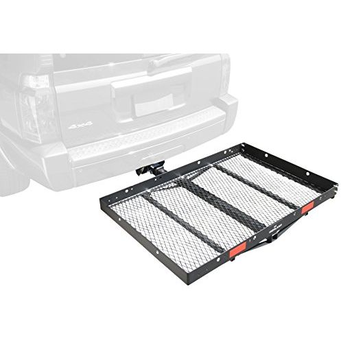  Highland Pro Series 1040100 Solo Black 48 x 32 Hitch Mounted Cargo Carrier