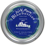 Highland Sugarworks Wild Maine Blueberries Packed In Water, 3.5-Ounce Tins (Pack of 24)