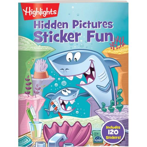  Highlights for Children Highlights Hidden Pictures Sticker Fun 4-Book Set