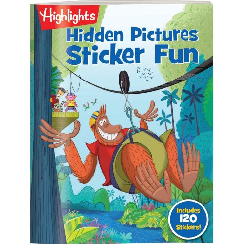  Highlights for Children Highlights Hidden Pictures Sticker Fun 4-Book Set