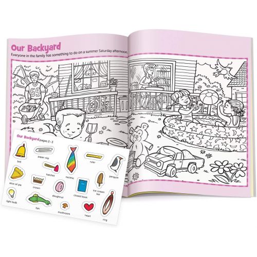  Highlights for Children Highlights Hidden Pictures Sticker Fun 4-Book Set