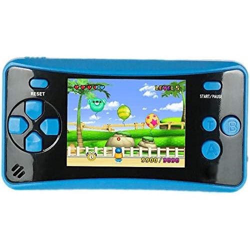  [아마존베스트]HigoKids Handheld Game Console for Kids Portable Retro Video Game Player Built-in 182 Classic Games 2.5 inches LCD Screen Family Recreation Arcade Gaming System Birthday Present fo