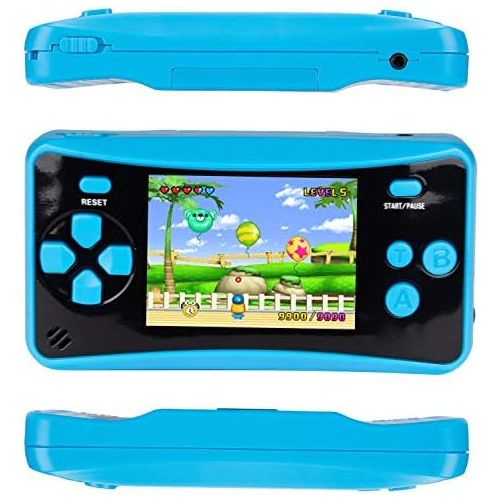  [아마존베스트]HigoKids Handheld Game Console for Kids Portable Retro Video Game Player Built-in 182 Classic Games 2.5 inches LCD Screen Family Recreation Arcade Gaming System Birthday Present fo