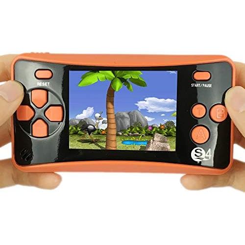  [아마존베스트]HigoKids Handheld Game Console for Kids Portable Retro Video Game Player Built-in 182 Classic Games 2.5 inches LCD Screen Family Recreation Arcade Gaming System Birthday Present fo