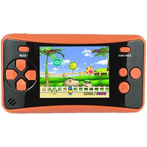  [아마존베스트]HigoKids Handheld Game Console for Kids Portable Retro Video Game Player Built-in 182 Classic Games 2.5 inches LCD Screen Family Recreation Arcade Gaming System Birthday Present fo