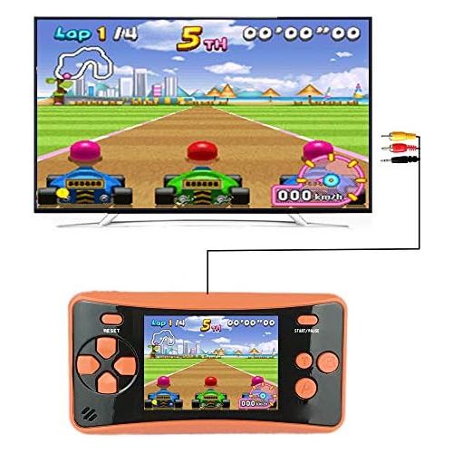  [아마존베스트]HigoKids Handheld Game Console for Kids Portable Retro Video Game Player Built-in 182 Classic Games 2.5 inches LCD Screen Family Recreation Arcade Gaming System Birthday Present fo