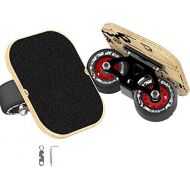 Hihey 1 Paar Skate Board Drift Board fuer Roller Road Drift Platte Anti-Skid Skateboard Sport Ahorn Pedal PU Rader Tragbare Roller Road Drift Skates