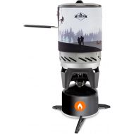 HikeCrew Portable Gas Powered Stove top & Cooking System, Compact Camping Cooktop with 1L Pot, Silicone Lid, Folding Handle & Carry Bag, Perfect for Camping, Hiking, Backpacking, S