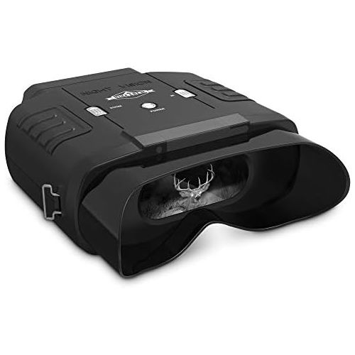  [아마존베스트]Hike Crew Digital Night Vision Binoculars, Large LCD Screen with 7 Levels of Brightness for 100% Darkness, 2X Digital Zoom, Infrared Night Goggles for Hunting