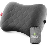 Hikenture Camping Pillow with Removable Cover - Ultralight Inflatable Pillow for Neck Lumbar Support - Upgrade Backpacking Pillow - Washable Travel Air Pillows for Camping, Hiking, Backpacking