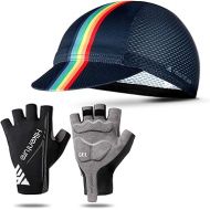 Hikenture Cycling Gloves Size L and Bike Hat